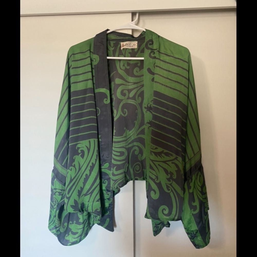 Re-RELISTED - Kantha Bae silk shrug
